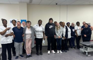 Group of nurses and people with a learning disability from the Swale Hub