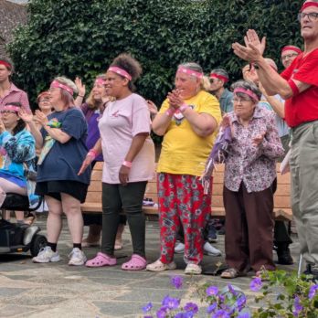 GOLD singers in the garden